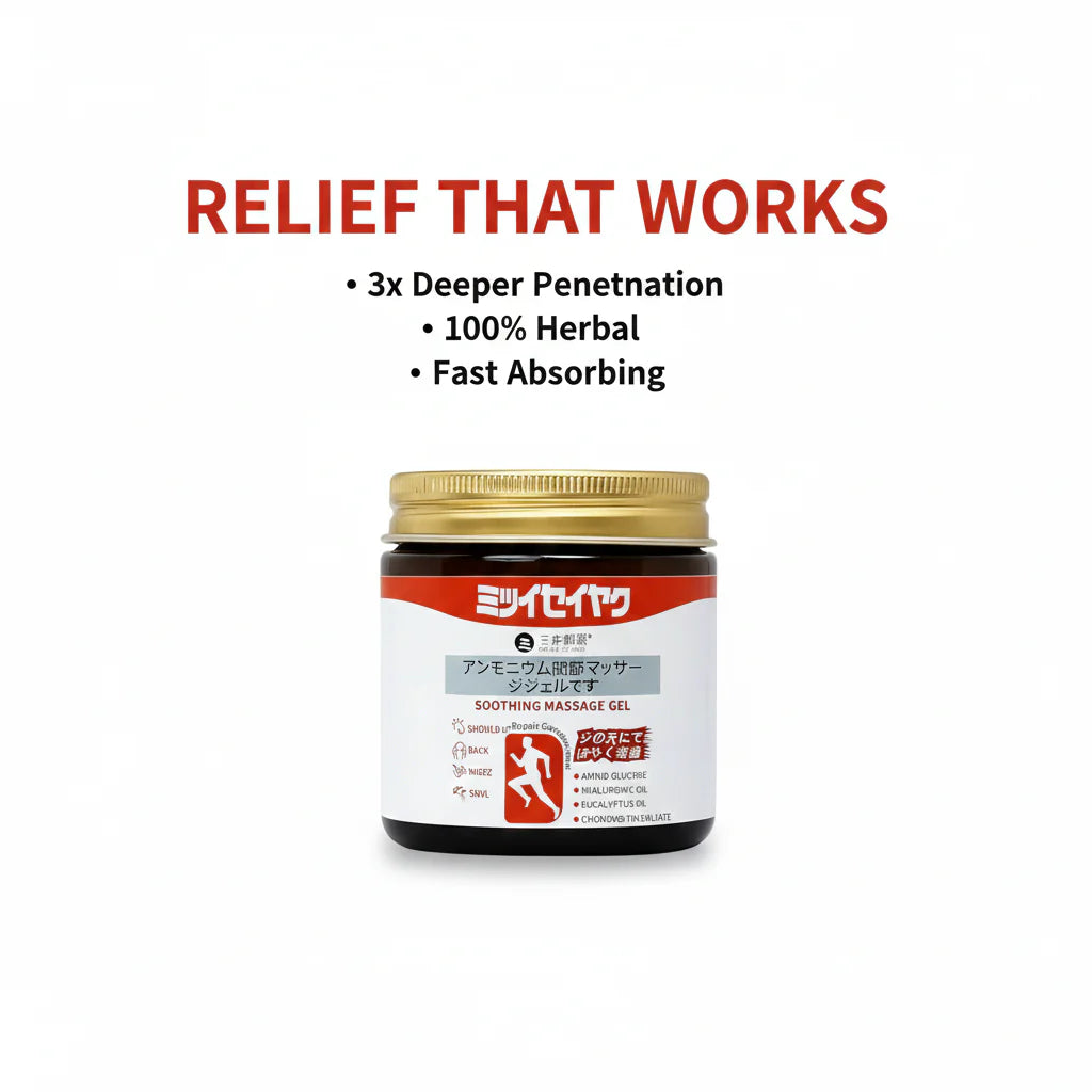 QUICKRELIEF™ - JAPANESE INSTANT PAIN RELIEF SOOTHING MASSAGE GEL (BUY 1 GET 1 FREE)